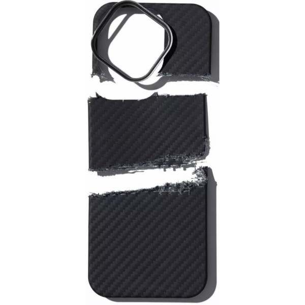 Фото - Чехол для смартфона Proove Carbon Slim with Magnetic Ring iPhone 15 black (PCCSIP150060)